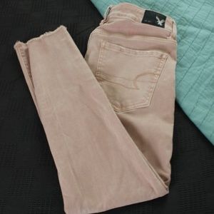 MOVING SALE! American Eagle Raw Hem Skinny Jean